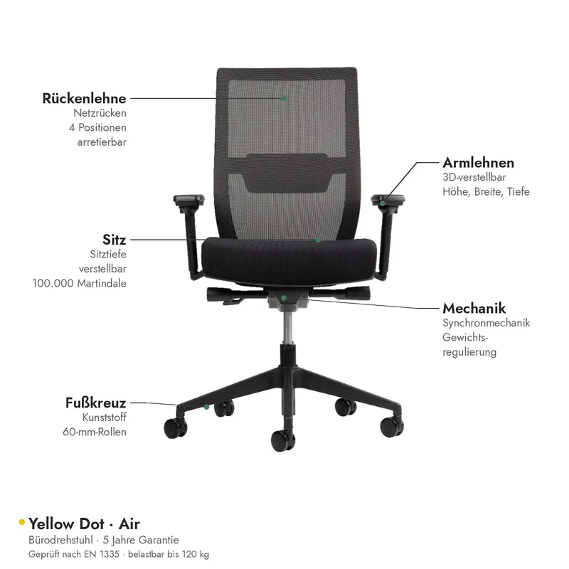 Yellow Dot · Air – Bürodrehstuhl