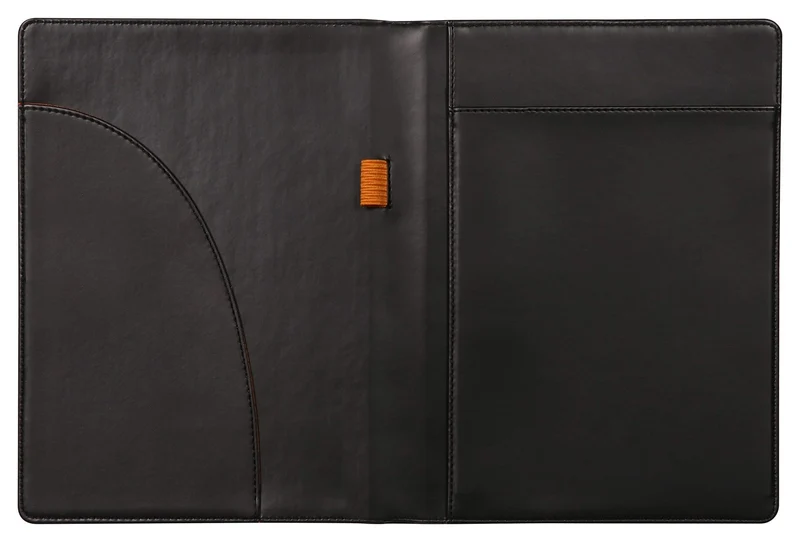 axisgo - Rhodia 216001C - Mappe für Block oder Notizheft Rhodiarama - N°16, für DIN A5 (14,8x21 cm) 17,5x23,5 cm, elegant und praktisch, schwarz, 1 Stück