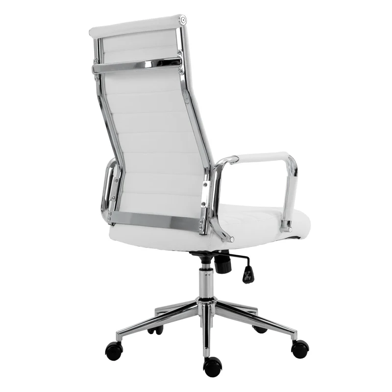 B-Ware OFFICE Comfort Schreibtischstuhl Kunstleder Weiß