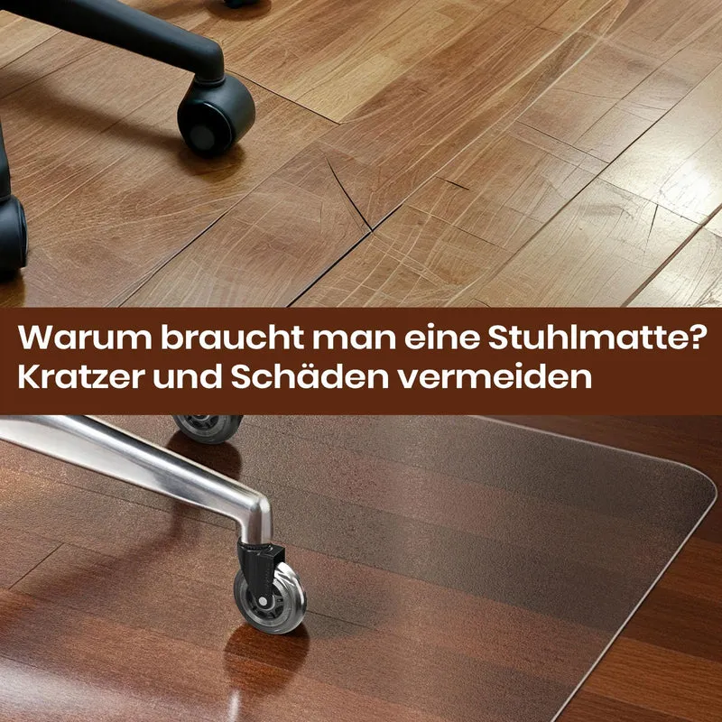 axisgo - COSYLAND Bodenschutzmatte Bürostuhl，Halbdurchsichtig，120x150cm
