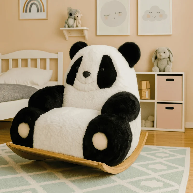 Giant Panda Nursery Rocking Chair