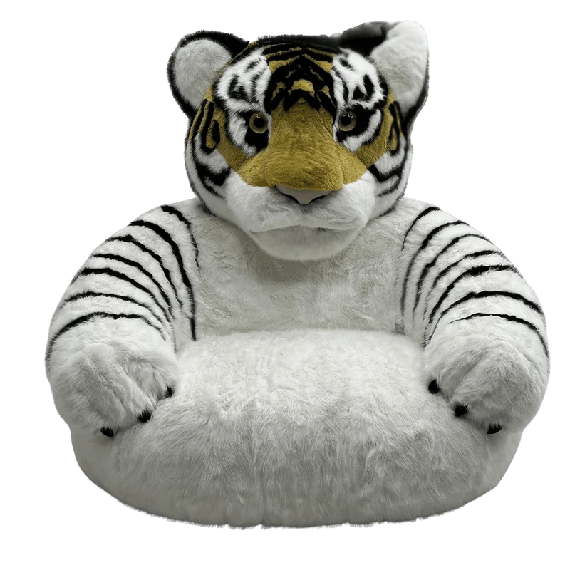 Giant Tiger Sofa - Luxury Plush Statement Furniture