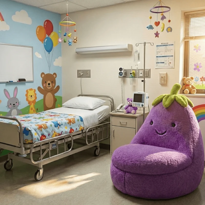 The Giant Eggplant Lounge Chair