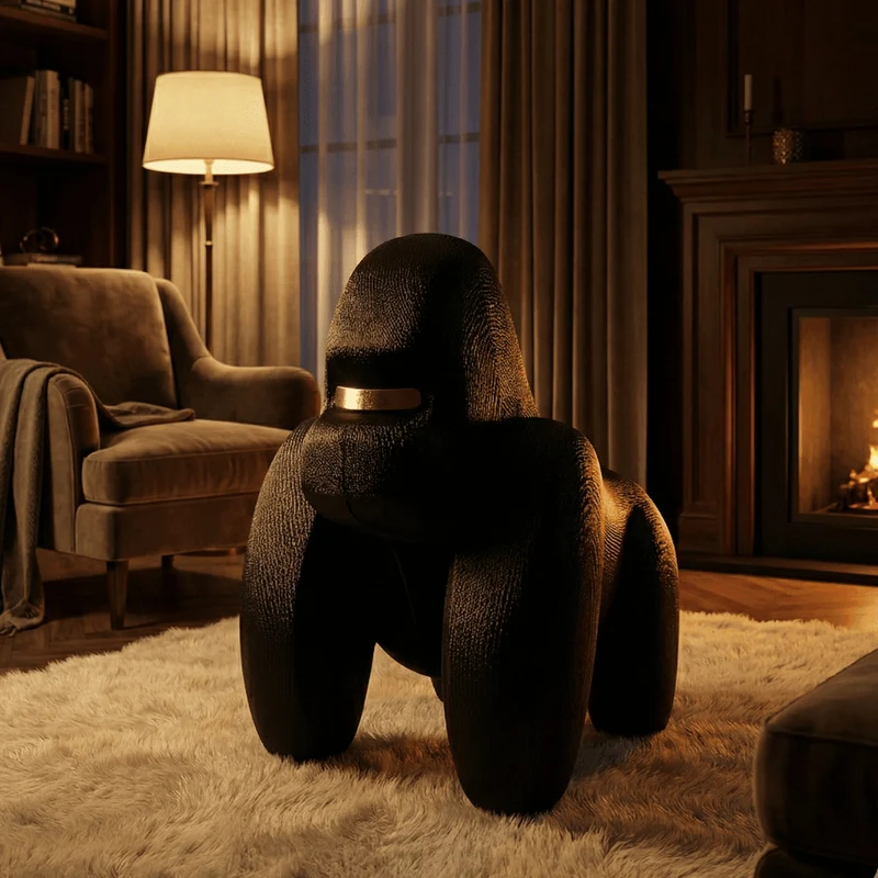 The Sculpted Gorilla Accent Chair