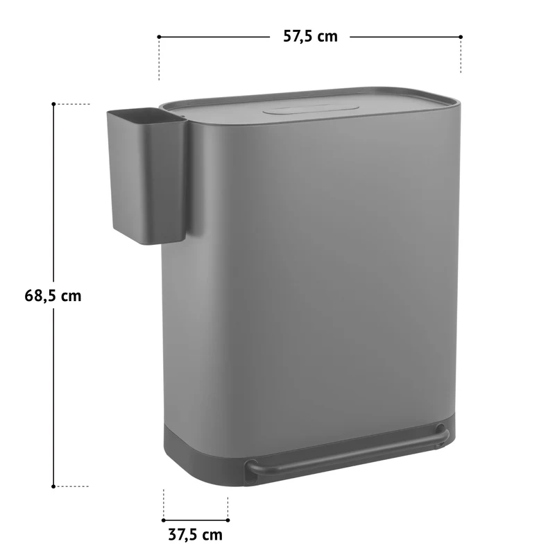 B-Ware Mülleimer MLT2X30 Taupe