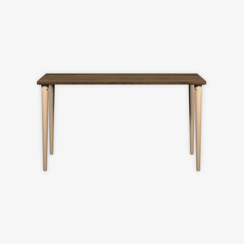 MultiDesk | 4 Eichenfüße, Maße: H 740 x B 1400 x T 600 mm