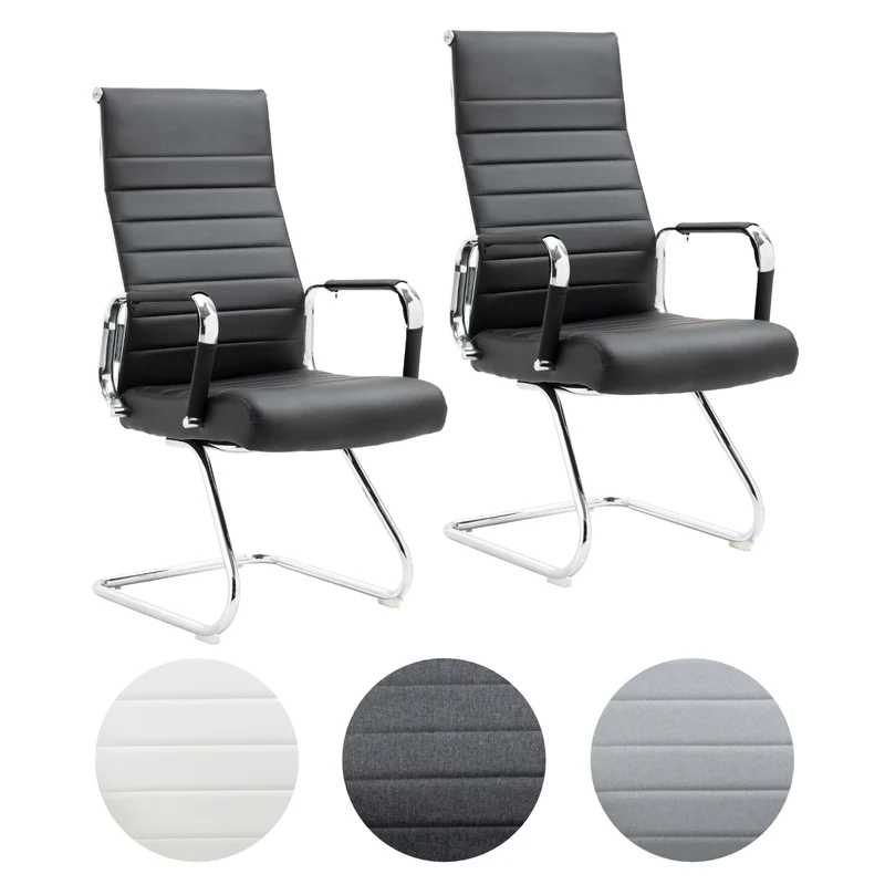 2er Set OFFICE COMFORT Besucherstuhl Kunstleder