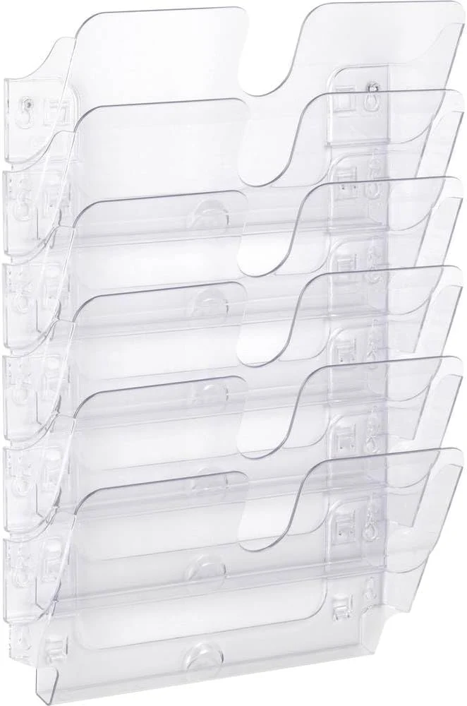 axisgo - Durable Prospektspenderset (Flexiplus 6 Querformat, A4) 1 Set, transparent, 1700014401