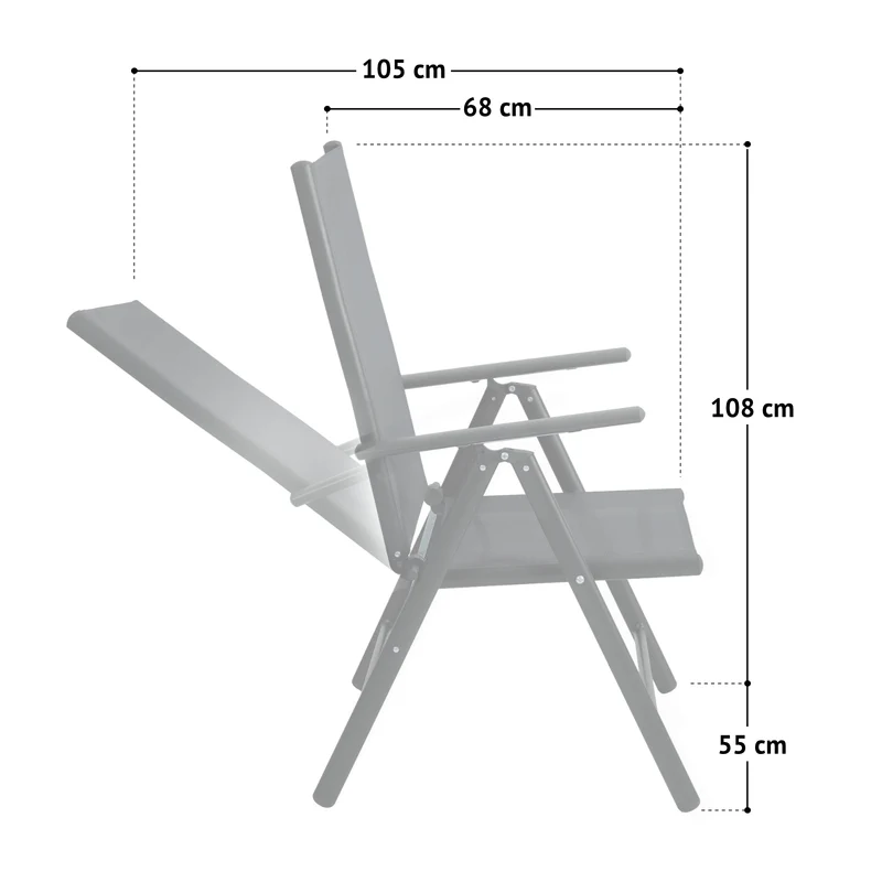 Set Gartentisch + 4 Gartenstühle