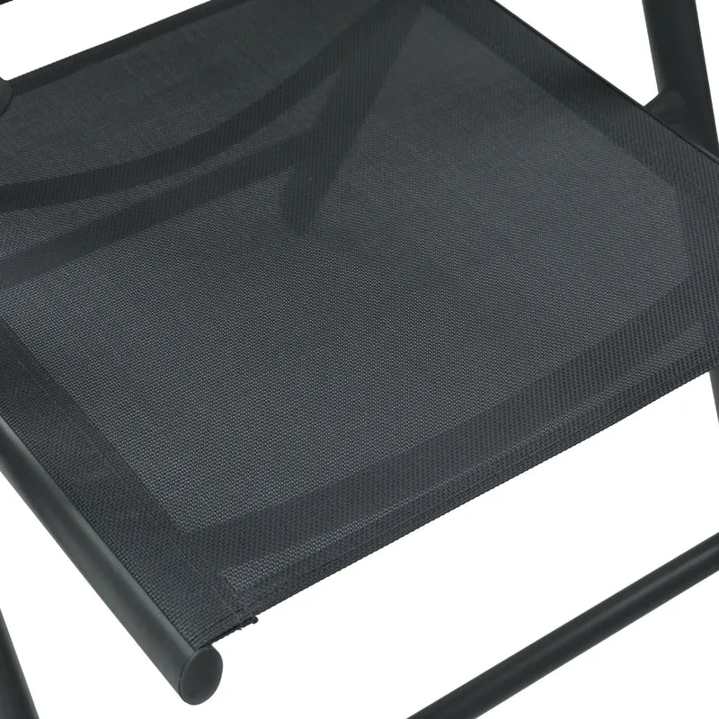 2er Set Gartenstühle Alu