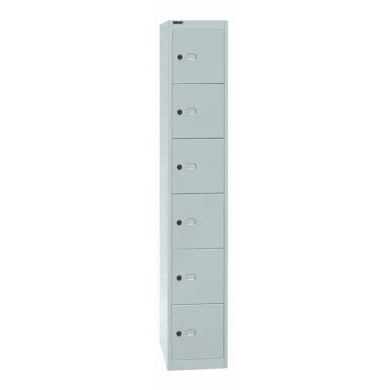 Schließfachschrank Office | 6 Fächer, Tiefe 457 mm