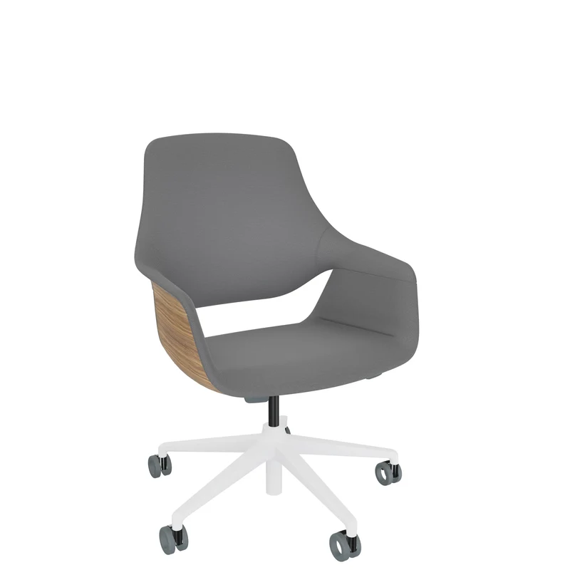 Sedus se:mission Bürostuhl mit niedriger Rückenlehne und 5-Stern Aluminiumfuß