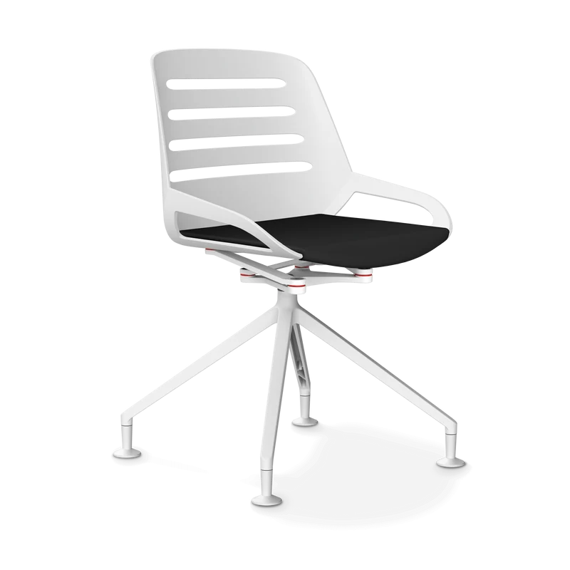 Aeris Numo Comfort Fußkreuz Gleiter Kunstleder Mediflex schwarz