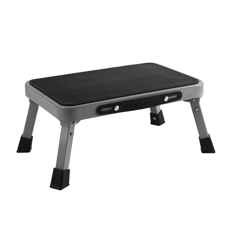 axisgo - TreeLen Tritthocker, Schwarz, 17,8 cm