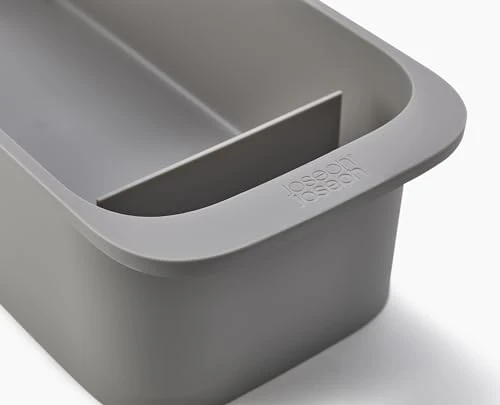 axisgo - Joseph Joseph CupboardStore Leicht zugänglicher Aufbewahrungswagen auf Rädern, unter der Spüle - Grau