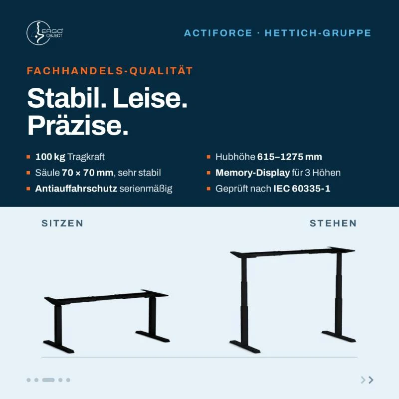 Twist Motor-Tischgestell / Eigenmarke Räumungsverkauf wegen Umzug