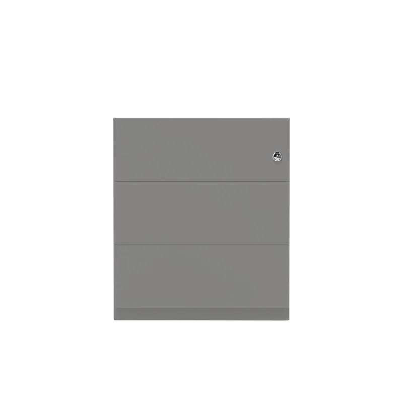 Rollcontainer Note™ | 3 Schubladen, Tiefe 775 mm, Griffleiste