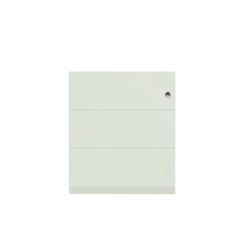 Rollcontainer Note™ | 3 Schubladen, Tiefe 775 mm, Griffleiste