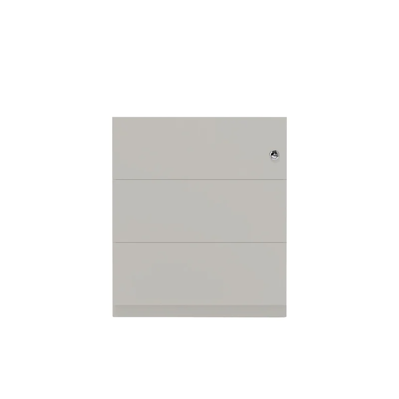 Rollcontainer Note™ | 3 Schubladen, Tiefe 775 mm, Griffleiste