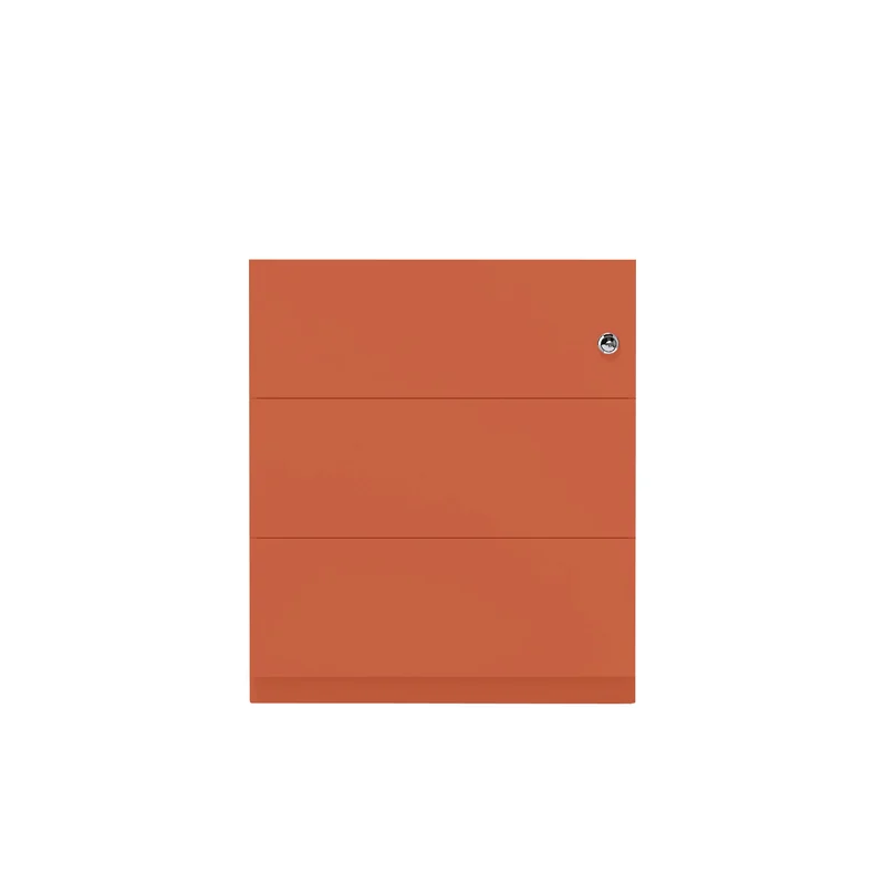 Rollcontainer Note™ | 3 Schubladen, Tiefe 775 mm, Griffleiste