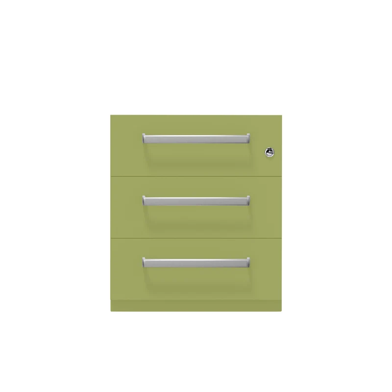 Rollcontainer Note™ | 3 Schubladen, Tiefe 775 mm, Designgriff