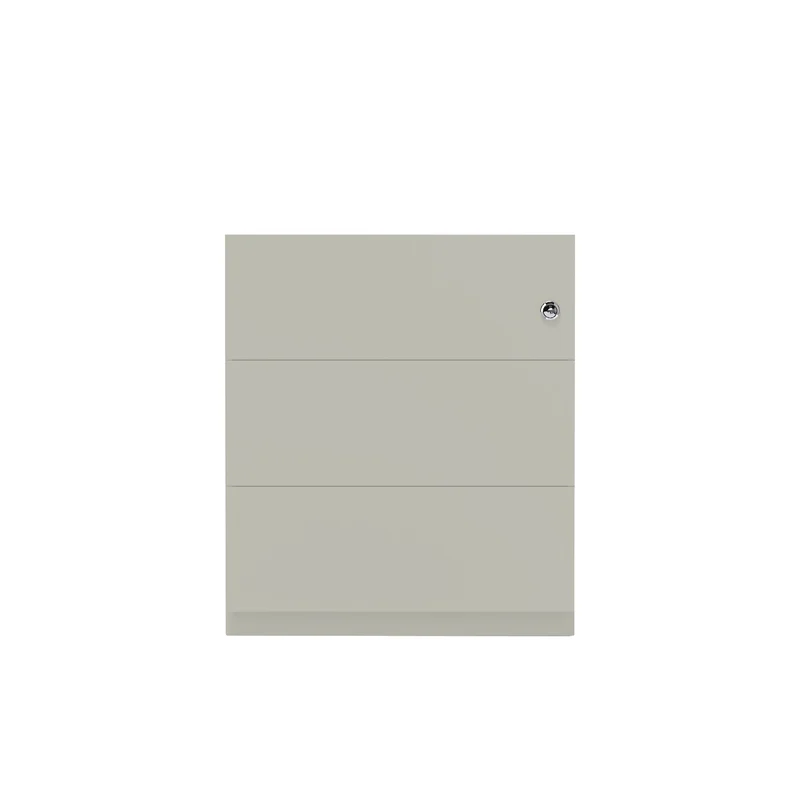 Rollcontainer Note™ | 3 Schubladen, Tiefe 565 mm, Griffleiste