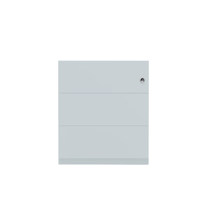 Rollcontainer Note™ | 3 Schubladen, Tiefe 565 mm, Griffleiste