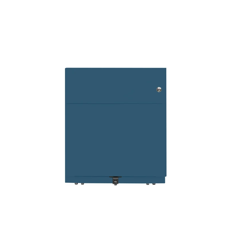 Rollcontainer Note™ | 2 Schubladen , Tiefe 775 mm, Griffleiste