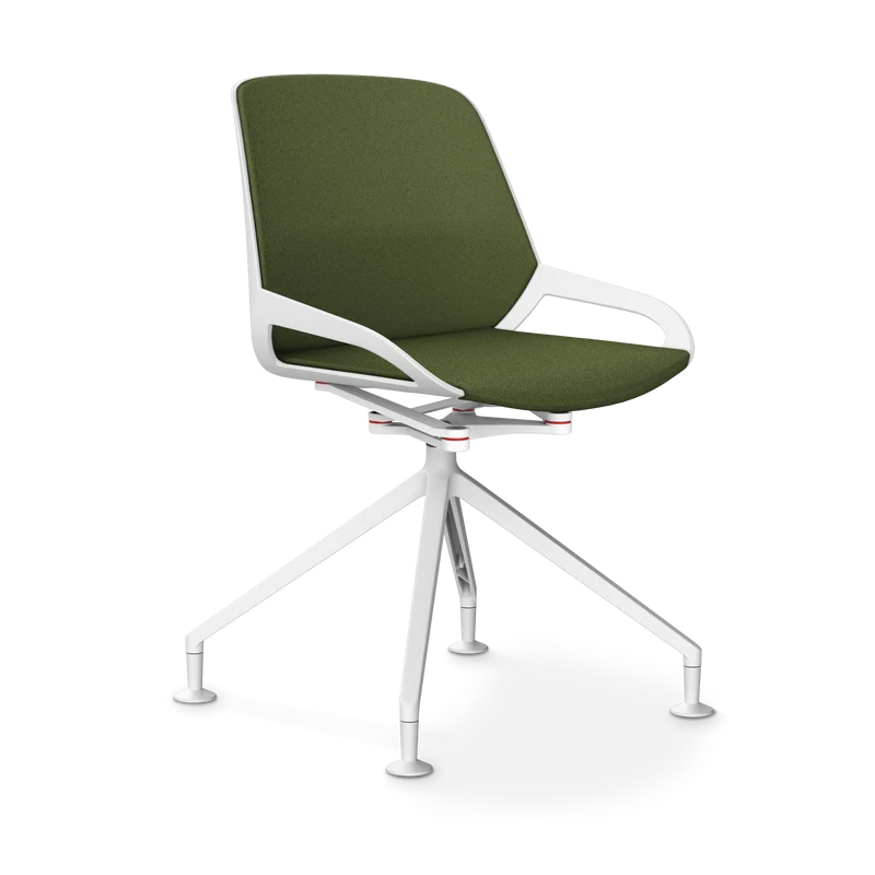 Aeris Numo Comfort Fußkreuz Gleiter Sitzbezug farngrün meliert