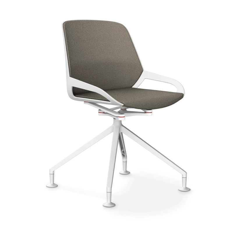 Aeris Numo Comfort Fußkreuz Gleiter Sitzbezug beige meliert