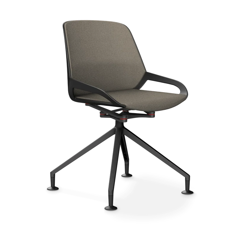 Aeris Numo Comfort Fußkreuz Gleiter Sitzbezug beige meliert