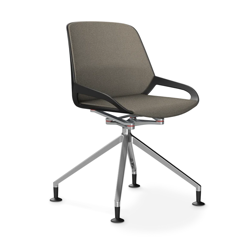 Aeris Numo Comfort Fußkreuz Gleiter Sitzbezug beige meliert