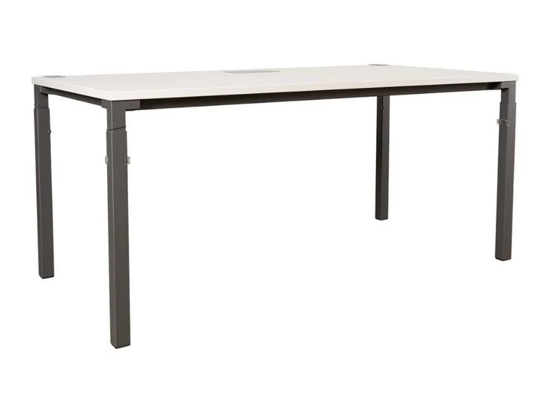 Manuell höhenverstellbarer Schreibtisch Steelcase Bianco gebraucht