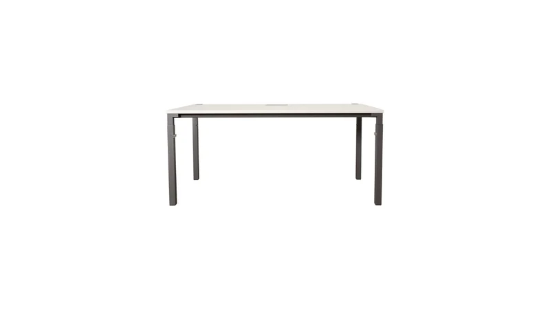 Manuell höhenverstellbarer Schreibtisch Steelcase Bianco gebraucht