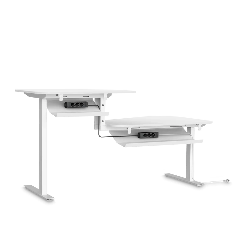 Elektro-Set (Active Office Desk): Farbe weiß