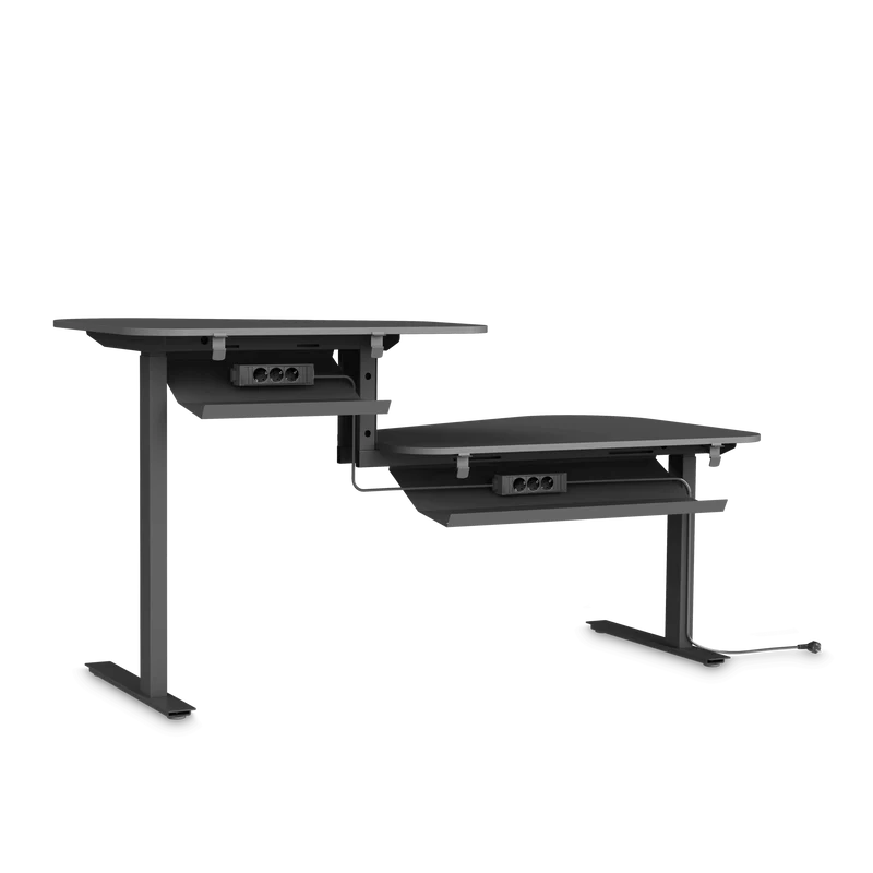 Elektro-Set (Active Office Desk): Farbe schwarz