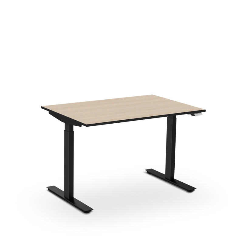 Aeris Active Desk, Holzoptik Eiche, 120x80 cm