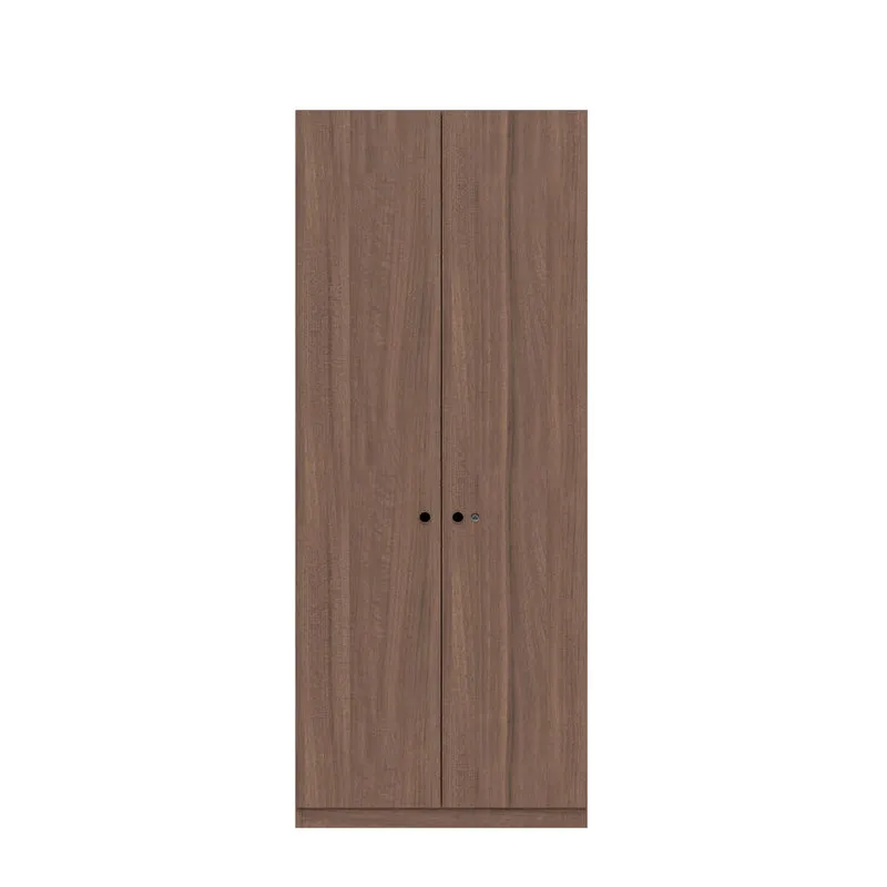 Flügeltürenschrank Pren | mit Garderobeneinsatz, Hutboden, Schuhfach | H1970 x B 800 x T 500mm