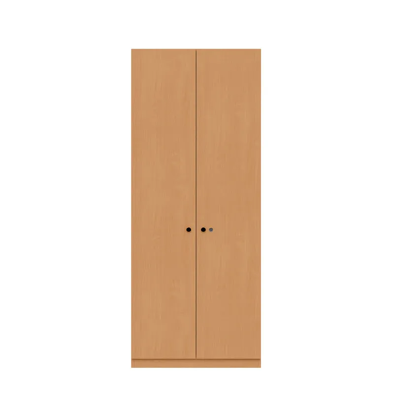 Flügeltürenschrank Pren | mit Garderobeneinsatz, Hutboden, Schuhfach | H1970 x B 800 x T 500mm