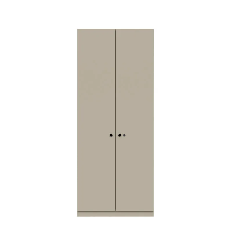 Flügeltürenschrank Pren | mit Garderobeneinsatz, Hutboden, Schuhfach | H1970 x B 800 x T 500mm