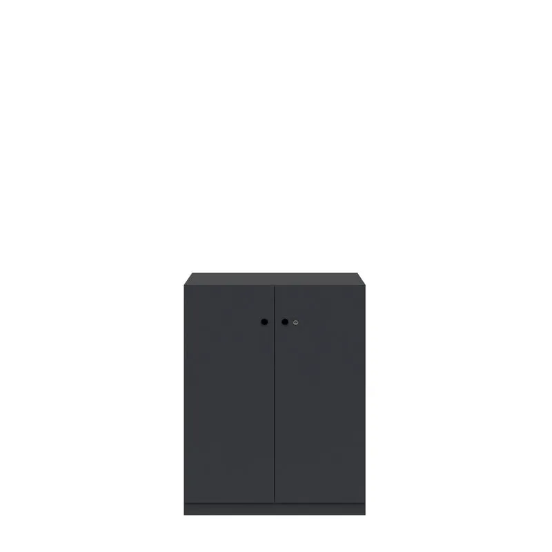 Flügeltürenschrank Pren | 2 Fachböden für 2,5 OH | H 1018 x B 800 x T 500mm