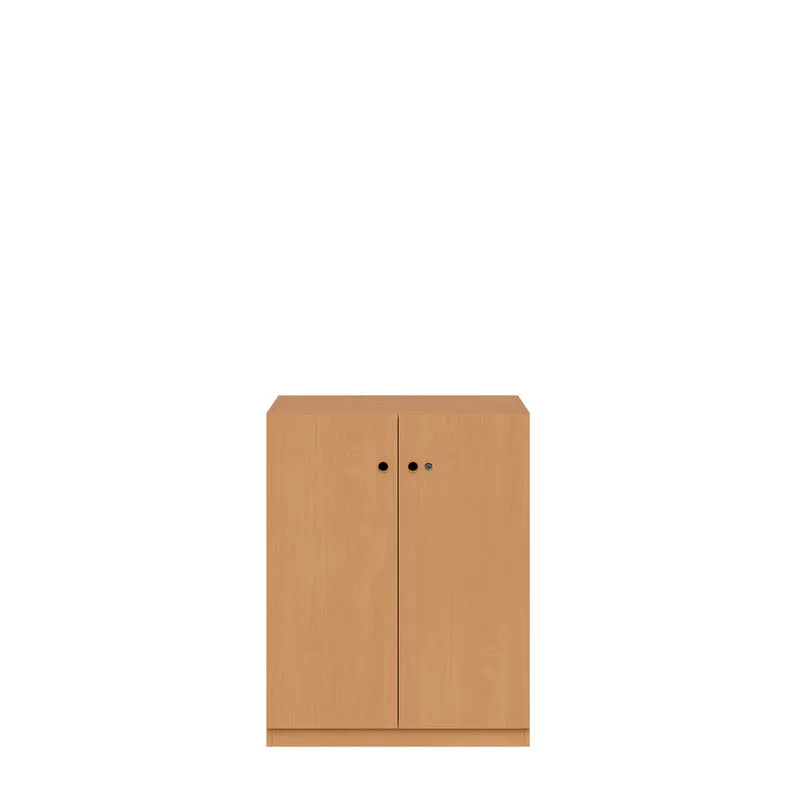 Flügeltürenschrank Pren | 2 Fachböden für 2,5 OH | H 1018 x B 800 x T 500mm