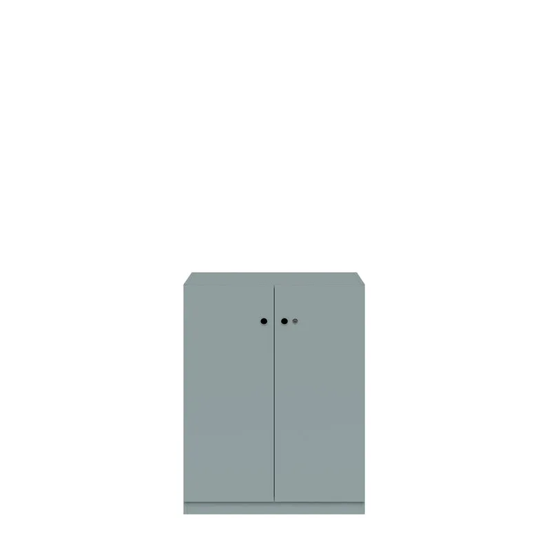 Flügeltürenschrank Pren | 2 Fachböden für 2,5 OH | H 1018 x B 800 x T 500mm