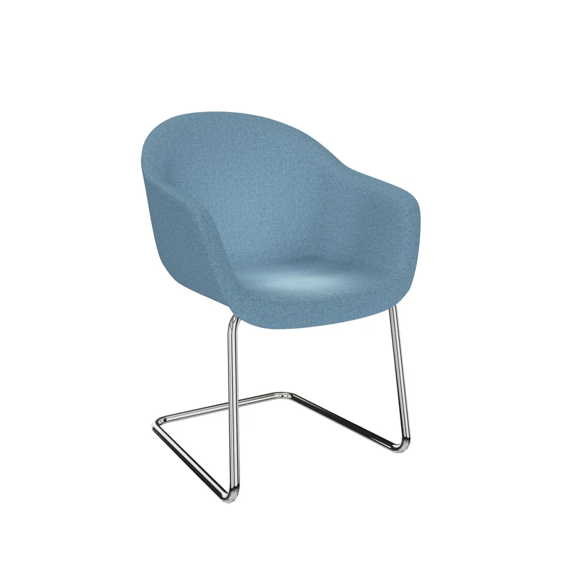 Dauphin Fiore club Freischwinger Besucherstuhl