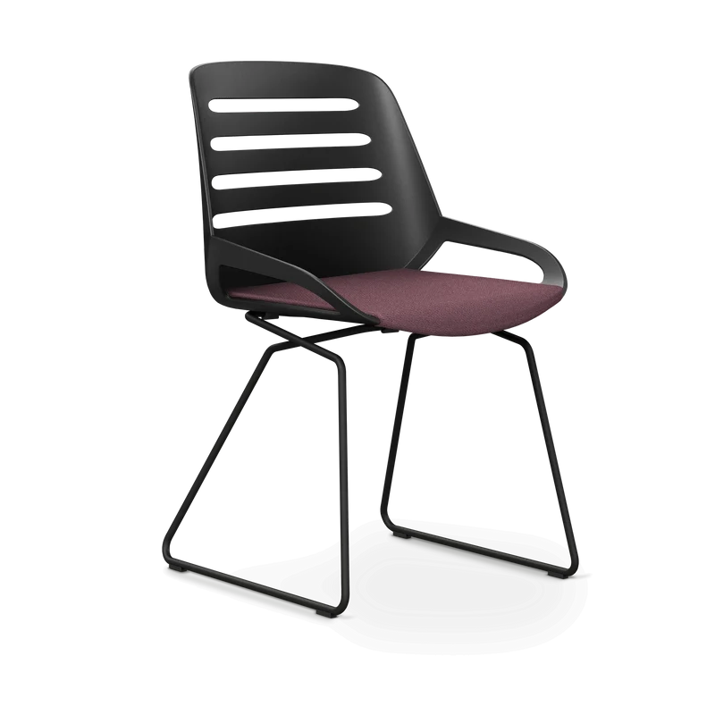 Aeris Numo Comfort Kufengestell Sitzbezug hellviolett meliert