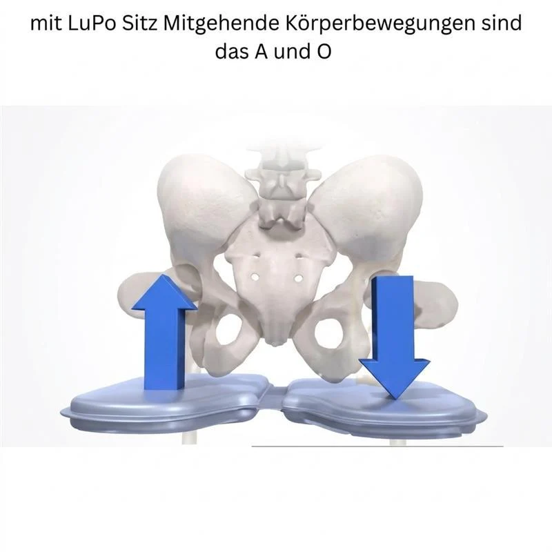 Wupperchair Bürostuhl Muvback - mit geteilter Rückenlehne