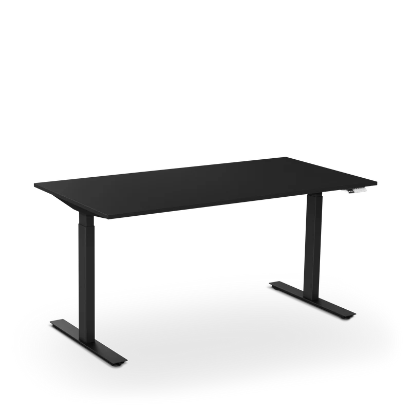 Aeris Active Desk, schwarz, 160x80 cm