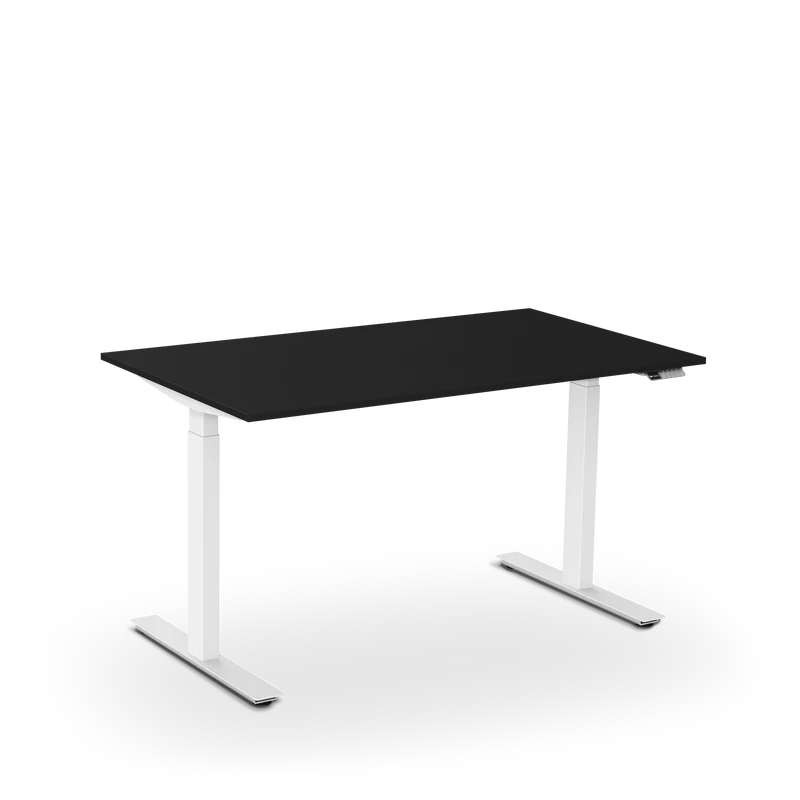 Aeris Active Desk, schwarz, 140x80 cm