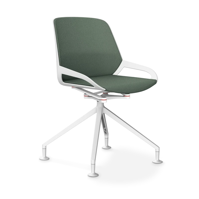 Aeris Numo Comfort Fußkreuz Gleiter Sitzbezug blassgrün meliert