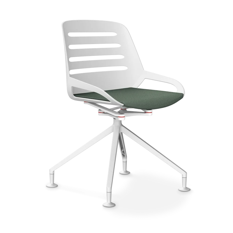Aeris Numo Comfort Fußkreuz Gleiter Sitzbezug blassgrün meliert